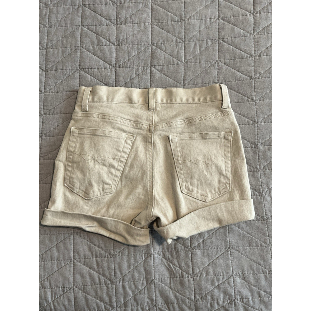 Paris Blues Beige Denim Shorts Womens Juniors Size 1 - Picture 6 of 6
